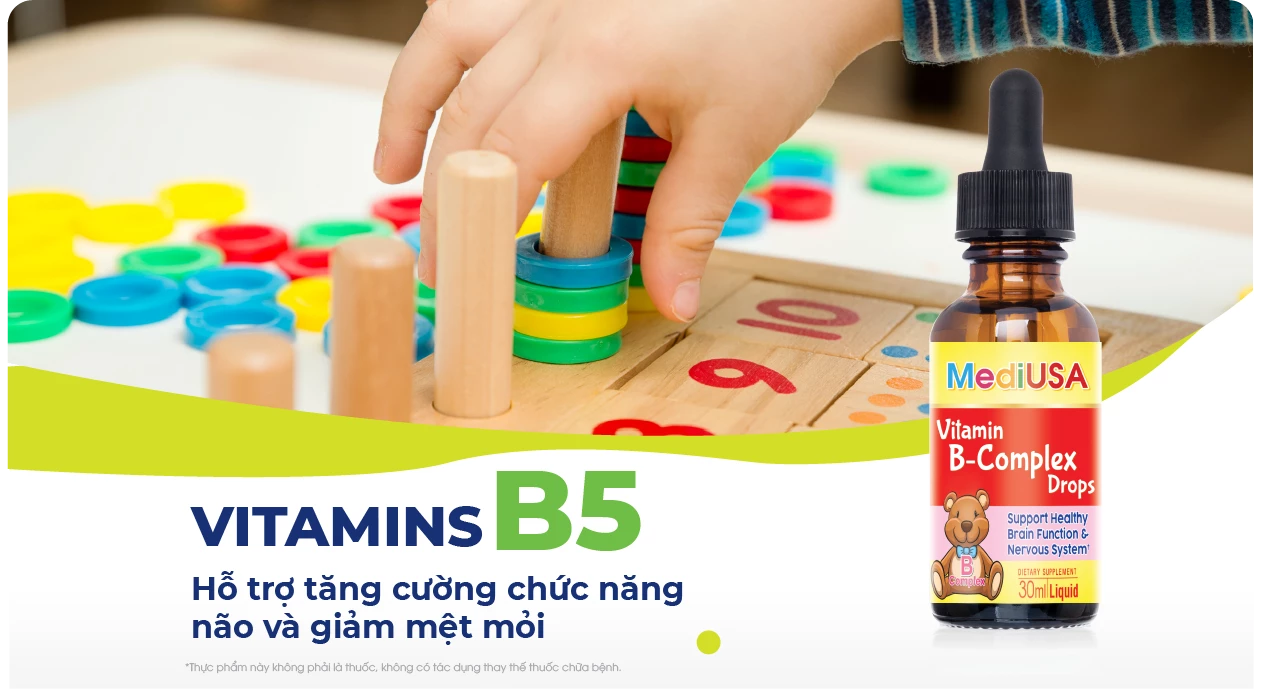 Bổ sung vitamin b5