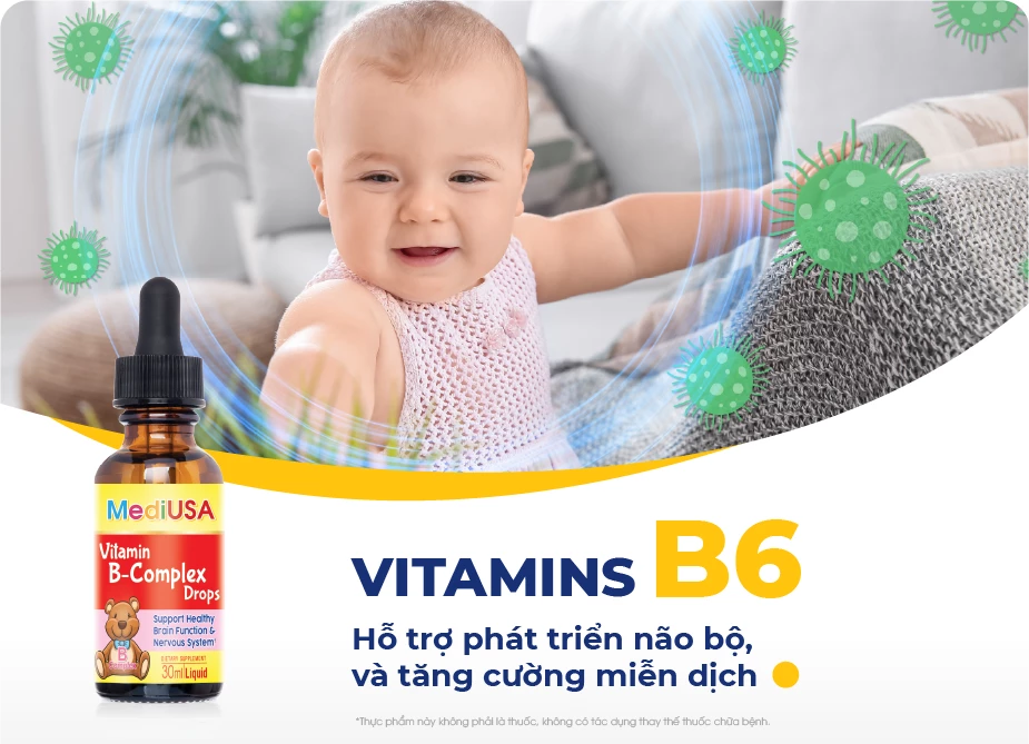 Bổ sung vitamin b6
